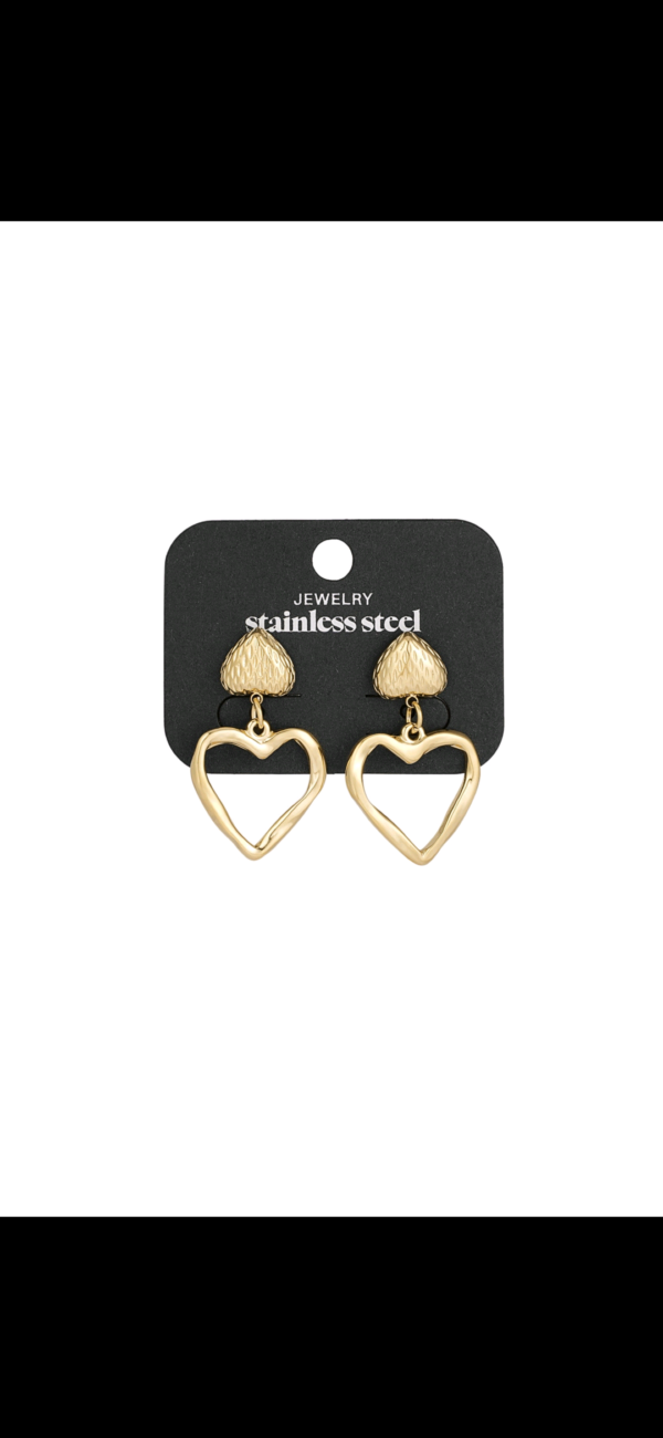 Two Hearts oorbellen