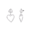 Two Hearts oorbellen