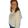 Blouse met jeansdetail