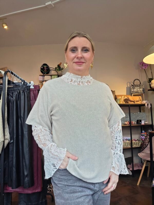 Plus Size Kanten top