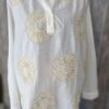 Geborduurde blouse
