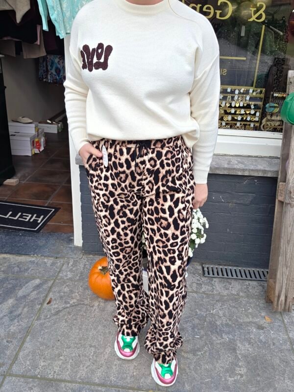 Travelstof panterbroek