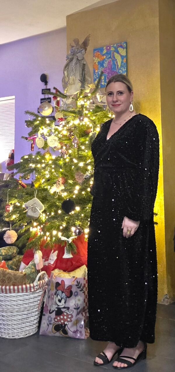 Glitter jurk met sequins