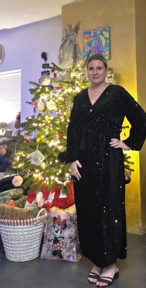 Glitter jurk met sequins