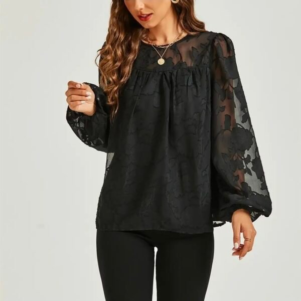 Blouse met kanten details