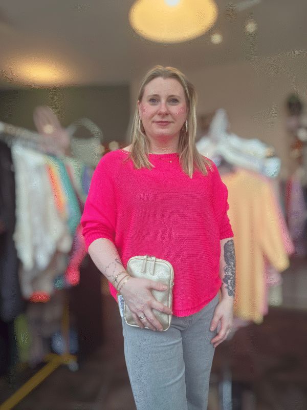 Gehaakte top met strik