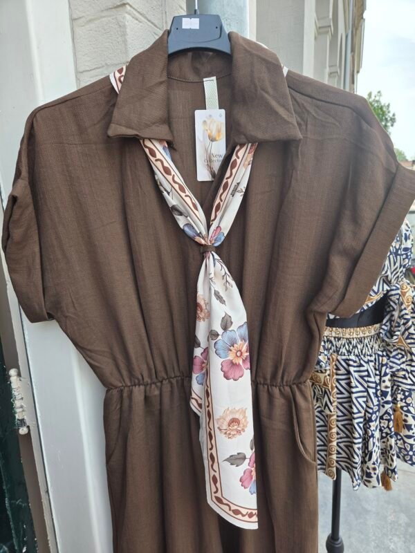 Jumpsuit met sjaal