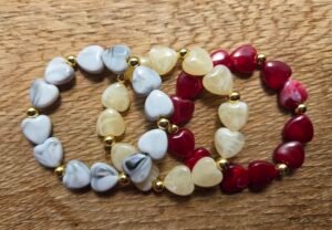 Armband hartjes