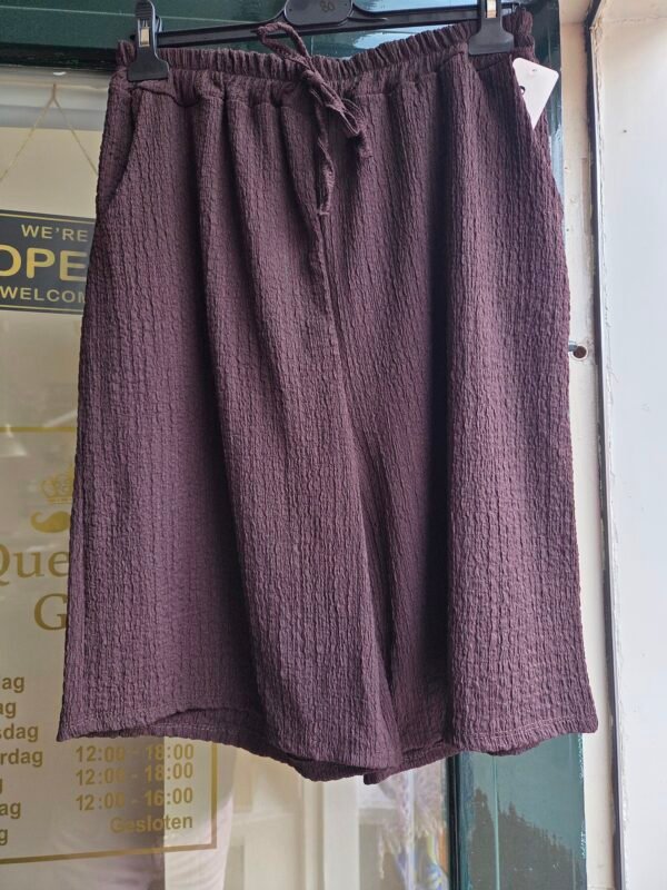 Crêpe korte broek